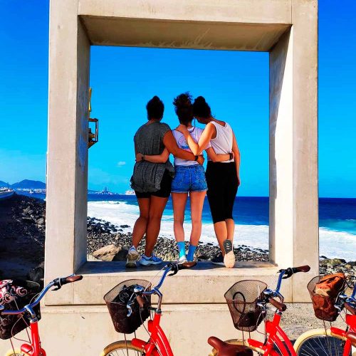 Foto de ciclistas en ruta por Las Palmas 7
