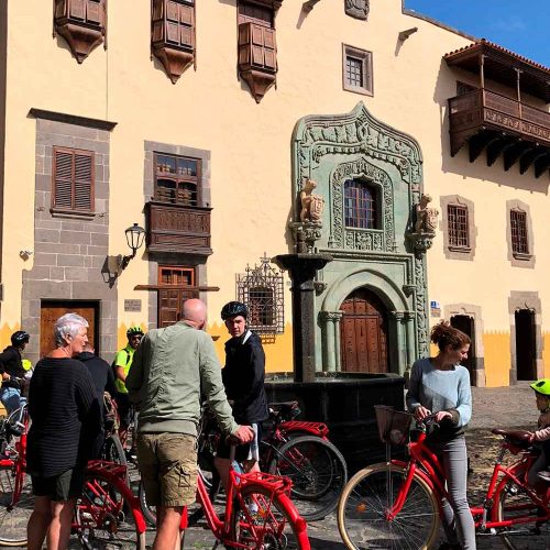 Foto de ciclistas en ruta por Las Palmas 2