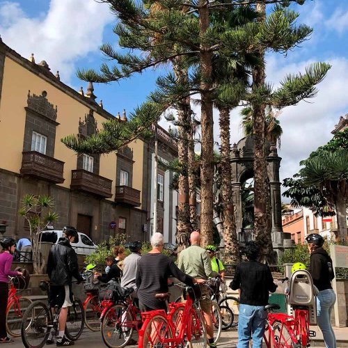 Foto de ciclistas en ruta por Las Palmas 3