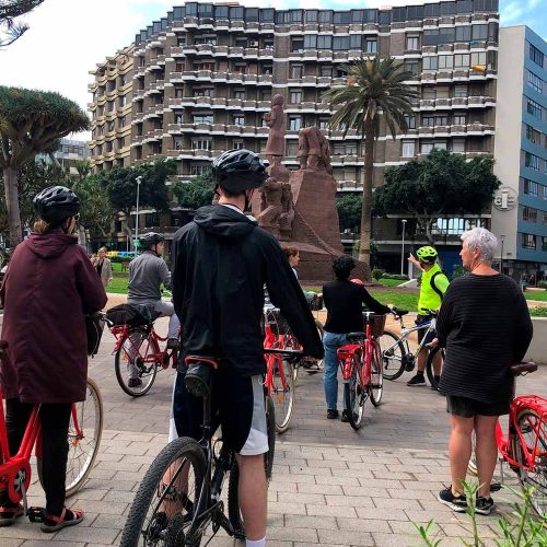 Foto de ciclistas en ruta por Las Palmas 6